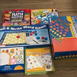 Educational Kids Toy Set with Math and Phonics Games